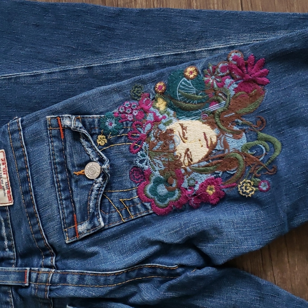 True Religion Embroidery Jeans